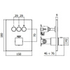 термостат для ванны paffoni compact box cpt519cr