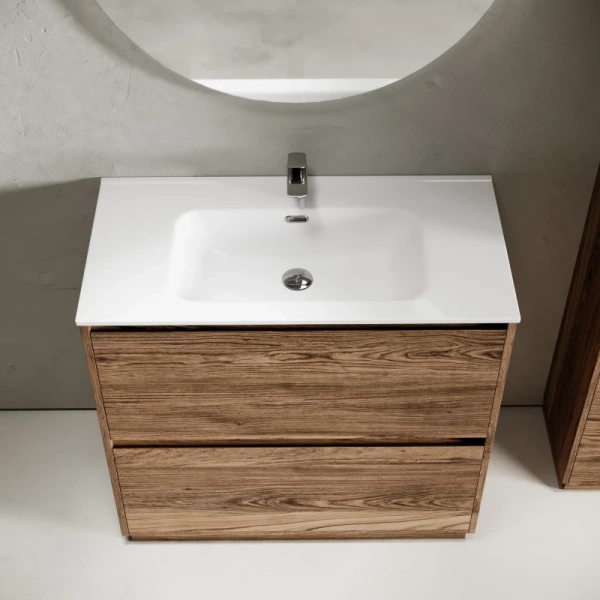 тумба под раковину sancos libra floor 90 lb90fech дуб чарльстон