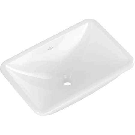 раковина villeroy & boch loop & friends 4a650001 встраиваемая сверху, 60х40.5 см, белая