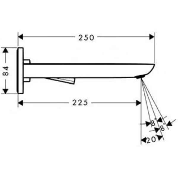 смеситель для раковины hansgrohe puravida 15085000