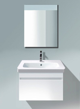 Зеркало с подсветкой Duravit DuraStyle DS747003737 Белый алюминий