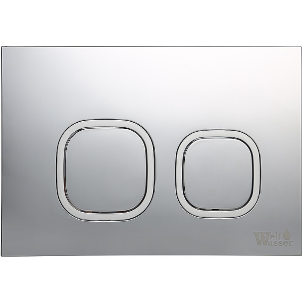 смывной бачок weltwasser ww ins amberg 404 cr для унитаза, хром кнопка в комплекте