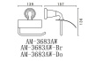 держатель туалетной бумаги art&max bianchi am-e-3683aw-cr