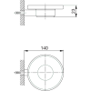 мыльница cisal system sy09060021