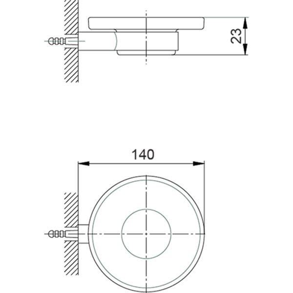 Мыльница Cisal System SY09060021