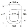 сиденье для унитаза villeroy & boch antheus 8m18 s1 r2