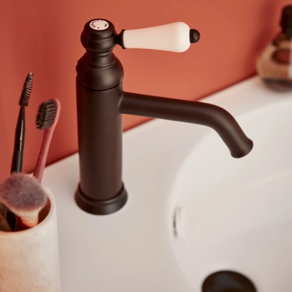 смеситель для раковины jacob delafon louise e24360-bl без донного клапана, черный матовый