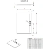 душевой поддон из литьевого мрамора 110x90 см radaway giaros d mkgd1190-03