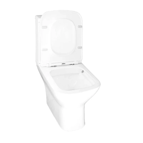 унитаз компакт azario iris az-8353 напольный, безободковый, с бачком и сиденьем микролифт, 60х38х77.5 см, белый