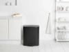 мусорное ведро brabantia bo pedal bin 211362 60 л, черное