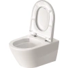 унитаз подвесной duravit d-neo 45770900a1 с сиденьем микролифт soft close, цвет белый