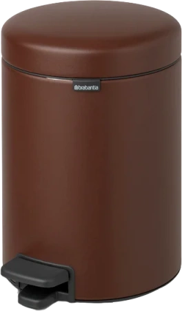 мусорное ведро brabantia newicon 208546 5 л, коричневое