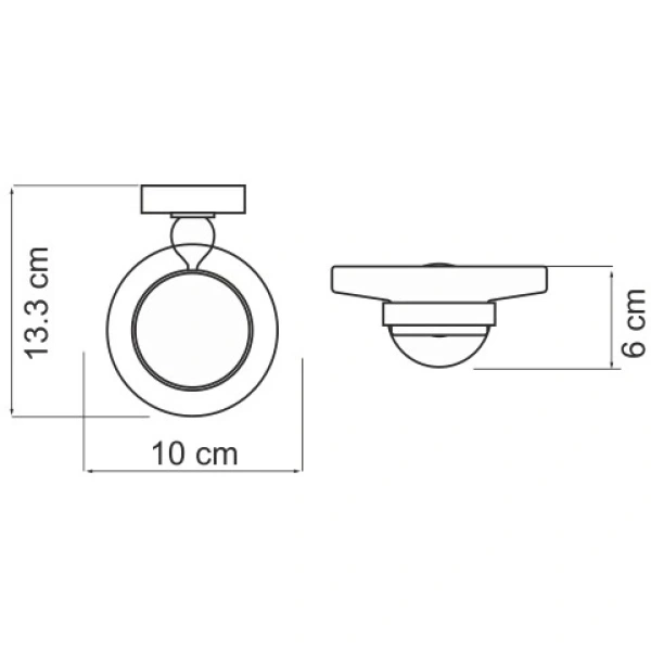 Мыльница WasserKRAFT Aland K-8529 цвет хром