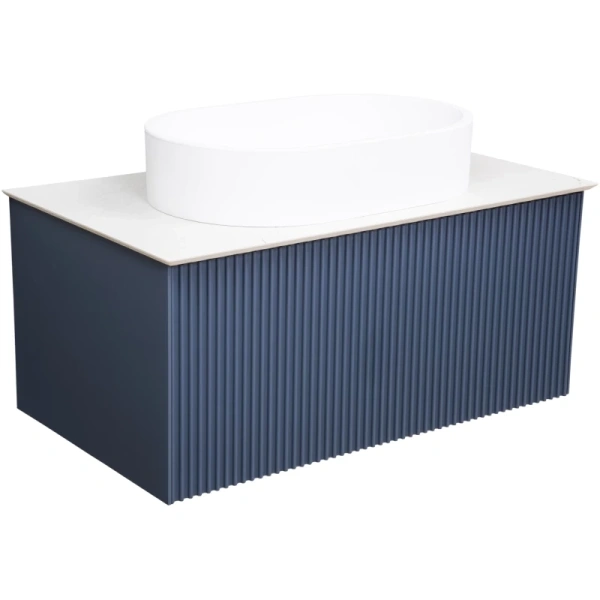 тумба синий матовый 74 см la fenice terra fnc-01-ter-bg-80