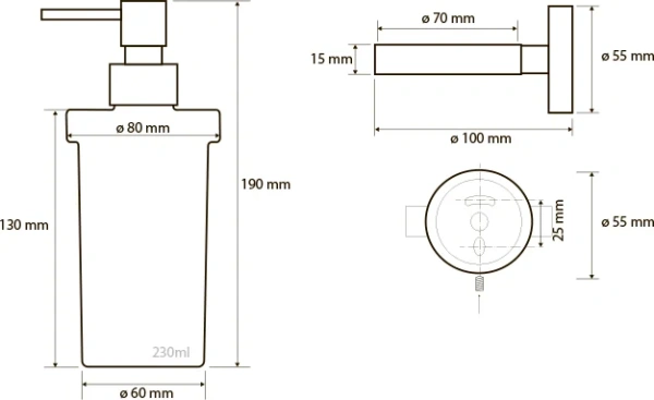 Дозатор для мыла Bemeta Neo 104109016