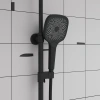 душевая система iddis spahome sphbltki06 260 мм, с термостатом, черный матовый