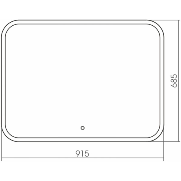 зеркало 91,5х68,5 см grossman comfort 690680