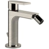 Смеситель Gessi Via Manzoni 38607#149 для биде, с донным клапаном, цвет Finox