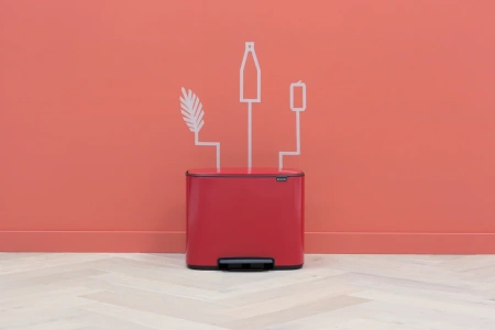 мусорное ведро brabantia pedal bin bo pedal bin 121401 36 л