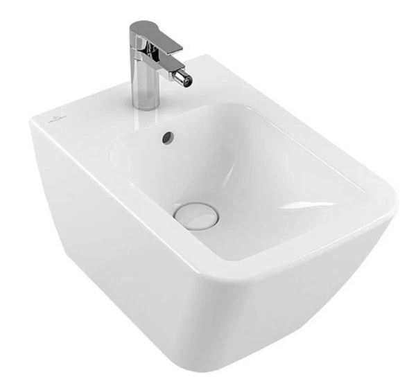 биде подвесное villeroy & boch finion 446500r1 alpin, ceramicplus