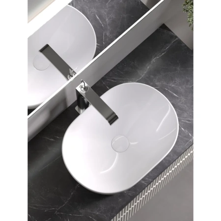 столешница под раковину sancos 80 tt80a1x black sky