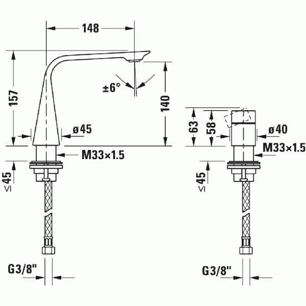 смеситель для раковины duravit d.1 d11120009010