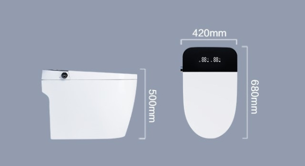 унитаз с функцией биде santiline sl-5035 электронный, цвет белый