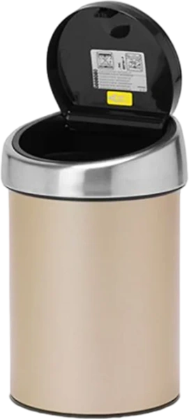 Мусорное ведро Brabantia Touch Bin 304668 3 л, шампань