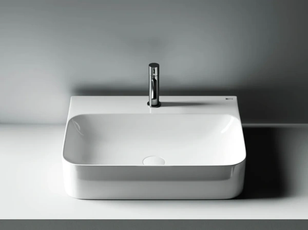 раковина ceramicanova aura cn2001 подвесная, 61x48 см, белая