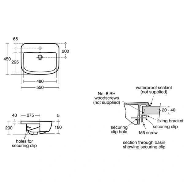 раковина подвесная ideal standard tempo t059001