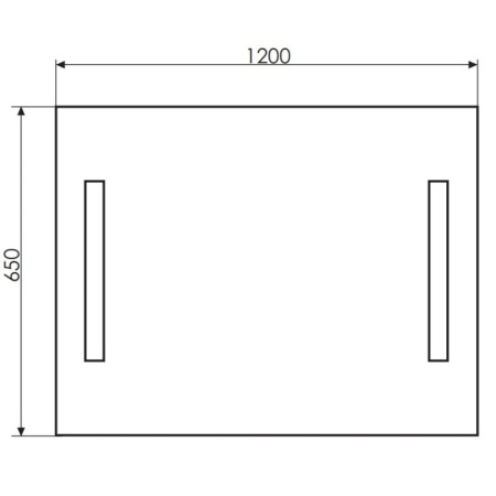 Зеркало Comforty Жасмин 120 с подсветкой