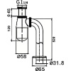 сифон для раковины haiba hb81, хром