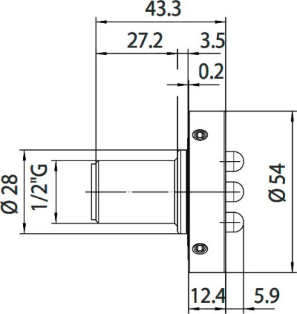 боковой душ bossini nebulizair i00214.030 хром