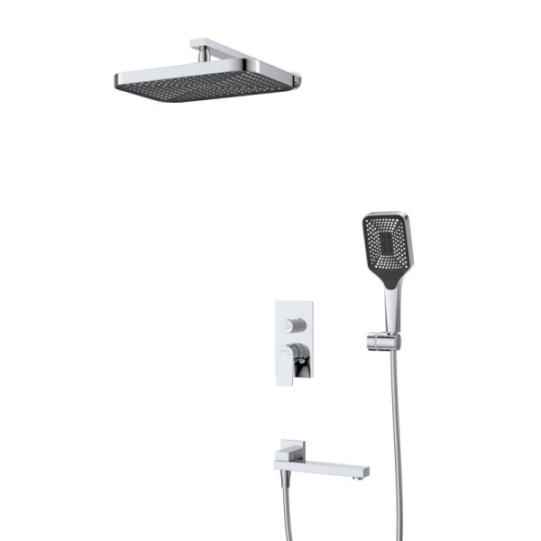 душевая система belbagno due due-vdset-crm хром