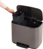 мусорное ведро brabantia pedal bin bo pedal bin 121203 23 + 11 л