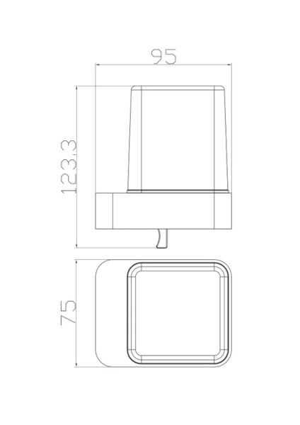 Дозатор для мыла Wonzon & Woghand WW-5252-BL настенный, черный матовый