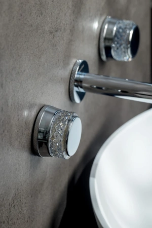 смеситель для раковины boheme aura 152-2-cr-a