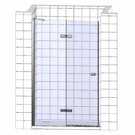 дверь для душевой кабины в нишу good door fantasy wtw-140-f-ch