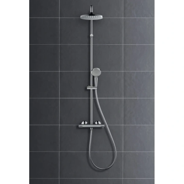 душевая система hansgrohe vernis blend showerpipe 200 1jet 26276000