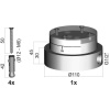 скрытая часть paffoni light lig030 для смесителя