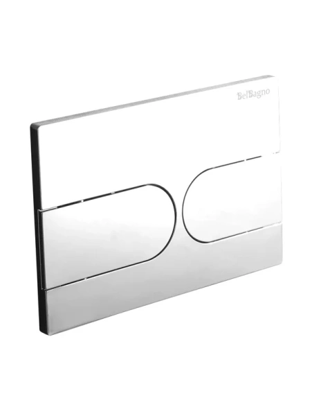 кнопка смыва для инсталляции belbagno bb-11-crm для унитаза, пластик, цвет хром