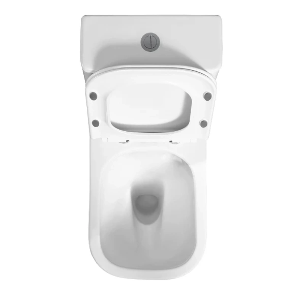 унитаз компакт azario esconda az-1255a напольный, безободковый, слив "торнадо", с бачком и сиденьем микролифт, 64х37х81 см, белый