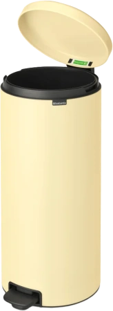 мусорное ведро brabantia newicon 233845 30 л, ванильно-желтое