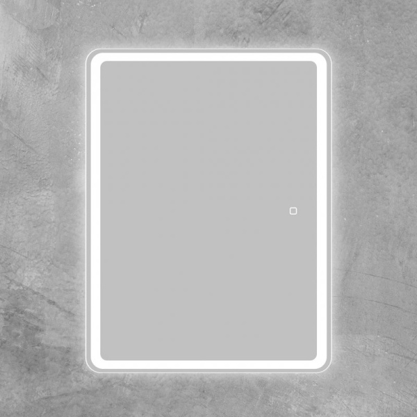 зеркальный шкаф belbagno marino 45 spc-mar-450/1600-1a-led-tch с подсветкой белый