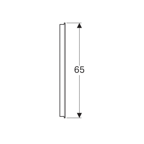 зеркало 80х65 см geberit option basic 500.588.00.1