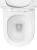 унитаз компакт azario renda az-8693 глянцевый белый напольный, безободковый, с бачком и сиденьем микролифт, 61.5х36.5х84 см, белый