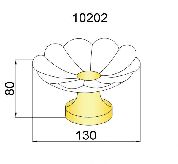 Мыльница Boheme 10202 Золото