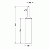 ершик для унитаза duravit starck t 0099451000