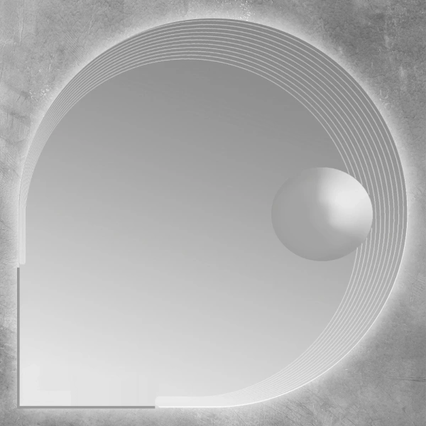 зеркало 90x90 см cezares 45012