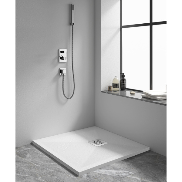 душевой поддон квадрат rgw stone tray-w 14152099-01-11 900x900